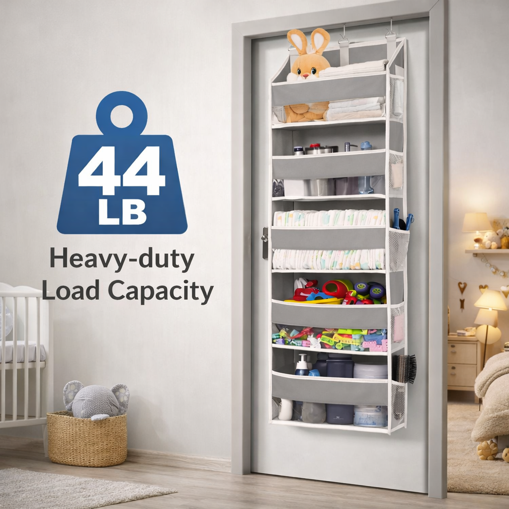 Over The Door Organizer Storage-5-Tier Hangable Organizer