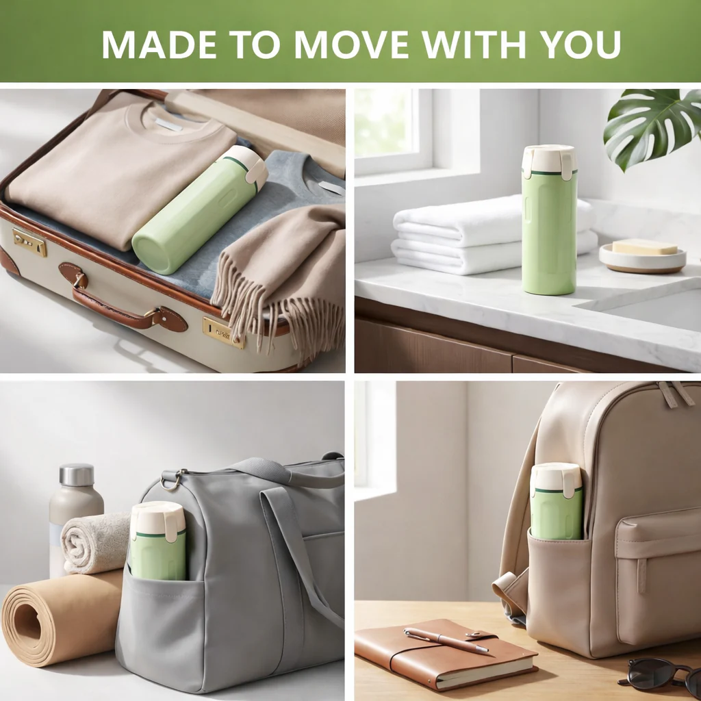 4-in-1 Portable Cosmetic Shampoo Dispenser