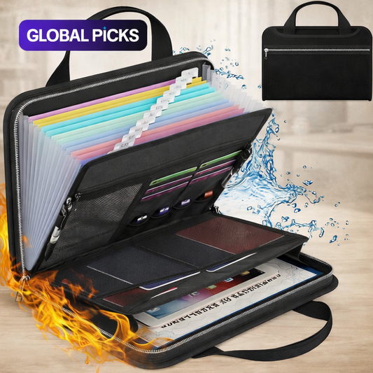 🏆⚡30K+ SOLD! Fireproof File Folder with Handle