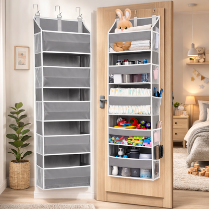 Over The Door Organizer Storage-5-Tier Hangable Organizer