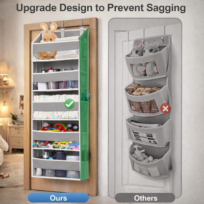 Over The Door Organizer Storage-5-Tier Hangable Organizer