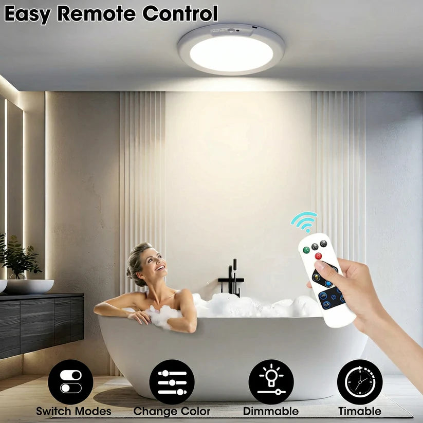 🏆⚡ 30K+ SOLD!  Rechargeable Motion Sensor Ceiling Light