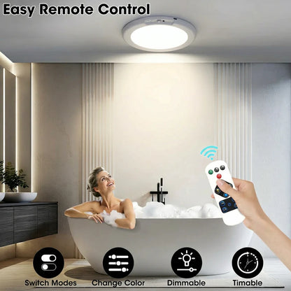 🏆⚡ 30K+ SOLD!  Rechargeable Motion Sensor Ceiling Light