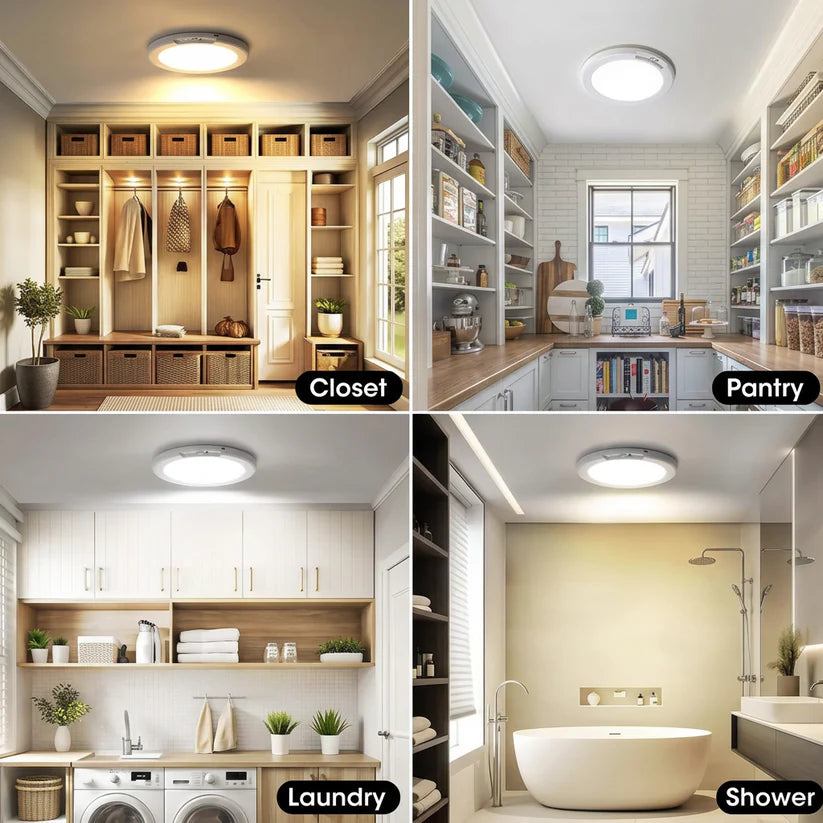🏆⚡ 30K+ SOLD!  Rechargeable Motion Sensor Ceiling Light