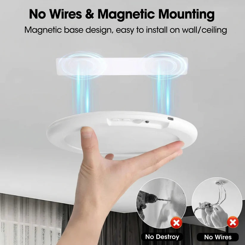 🏆⚡ 30K+ SOLD!  Rechargeable Motion Sensor Ceiling Light