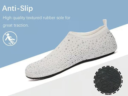 🏖️ Women’s Barefoot Water Shoes – Lightweight Slip-On Slippers for Travel, Beach & Home